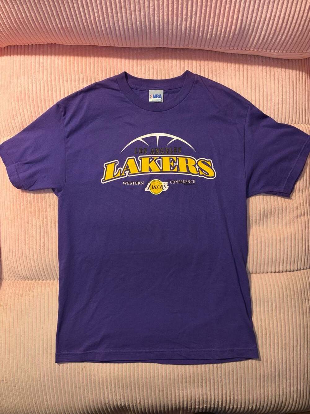 Vintage NBA Los Angeles Lakers Western Conference Purple T-Shirt Large